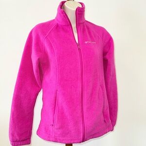 Columbia (Small) Hot Pink Zip Up Jacket